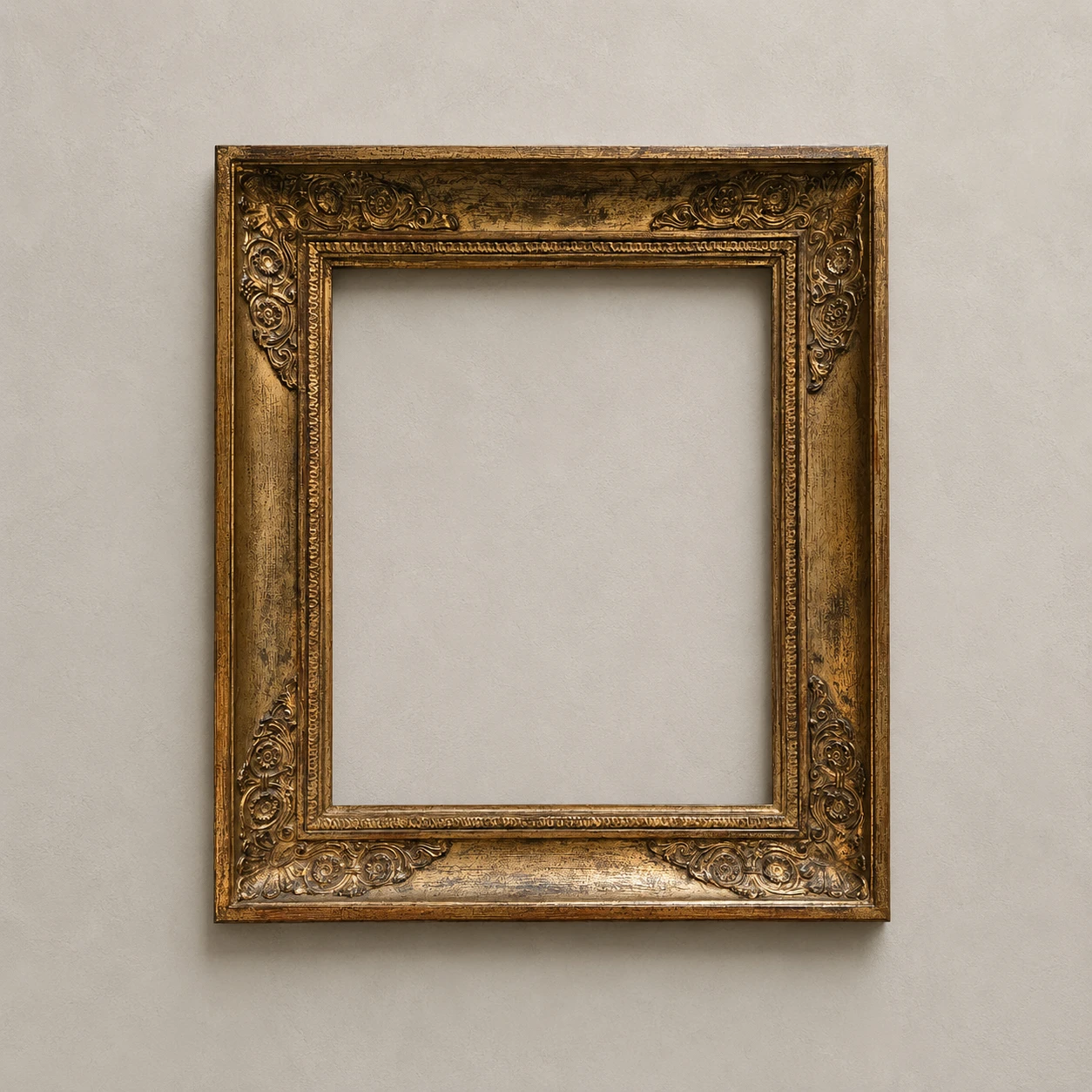 Vintage Empire Style Giltwood Frame – 1980s
