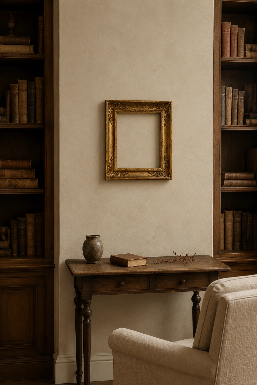 Vintage Empire Style Giltwood Frame – 1980s - Image 8