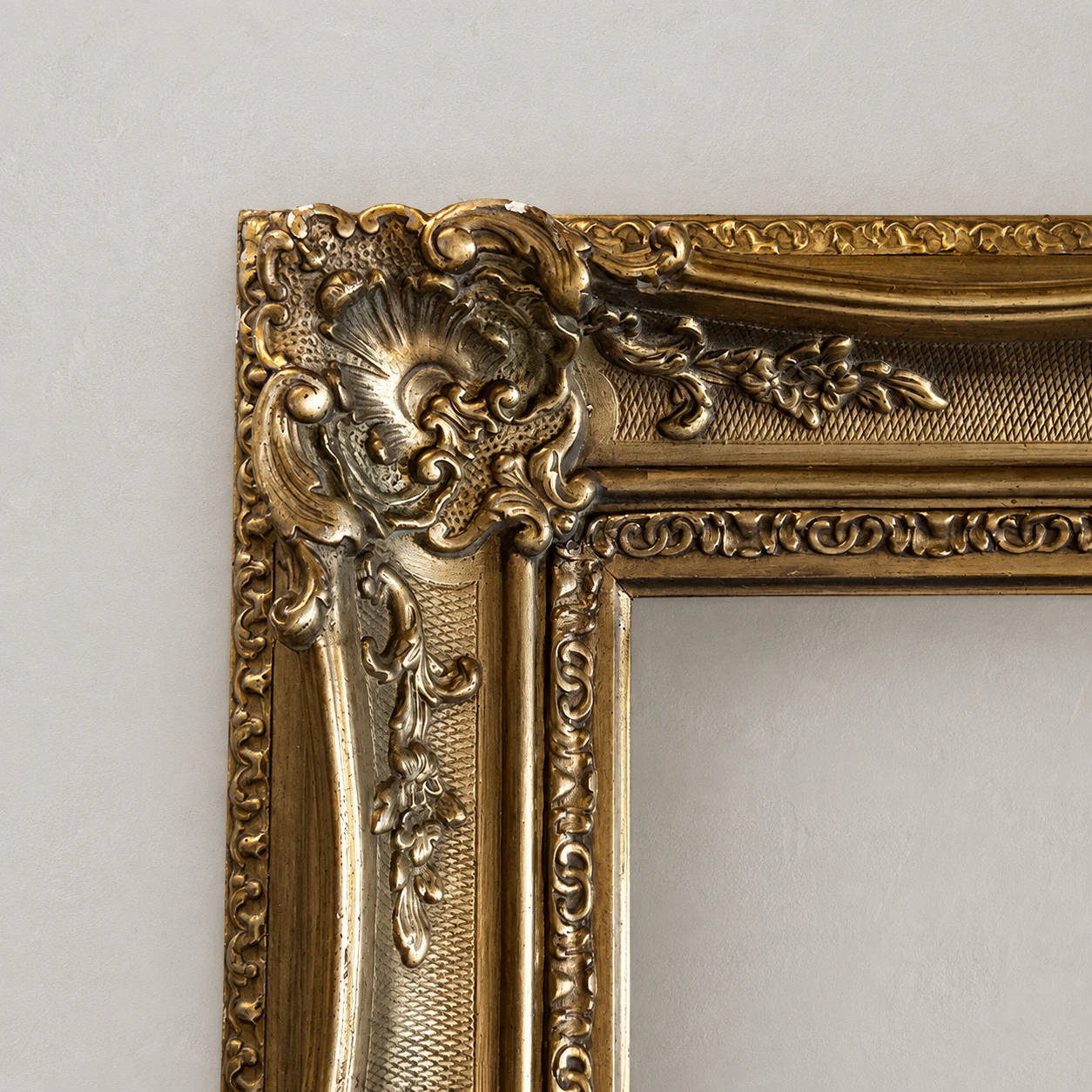 Antique French Rococo Revival Gilt Frame - Circa 1870 - Image 4