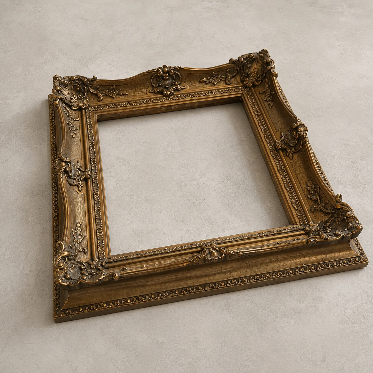 Antique French Rococo Revival Gilt Frame - Circa 1870 - Image 5