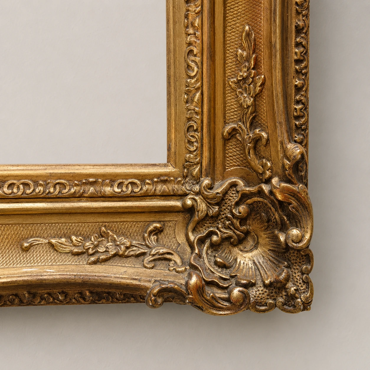 Antique French Rococo Revival Gilt Frame - Circa 1870 - Image 8