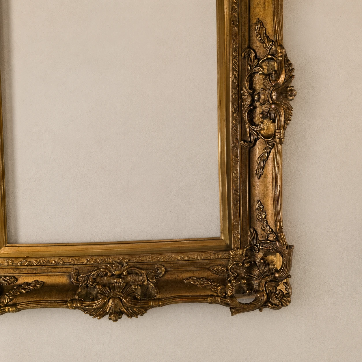 Late 19th-Century Louis XV Revival Open-Corner Frame - Image 3