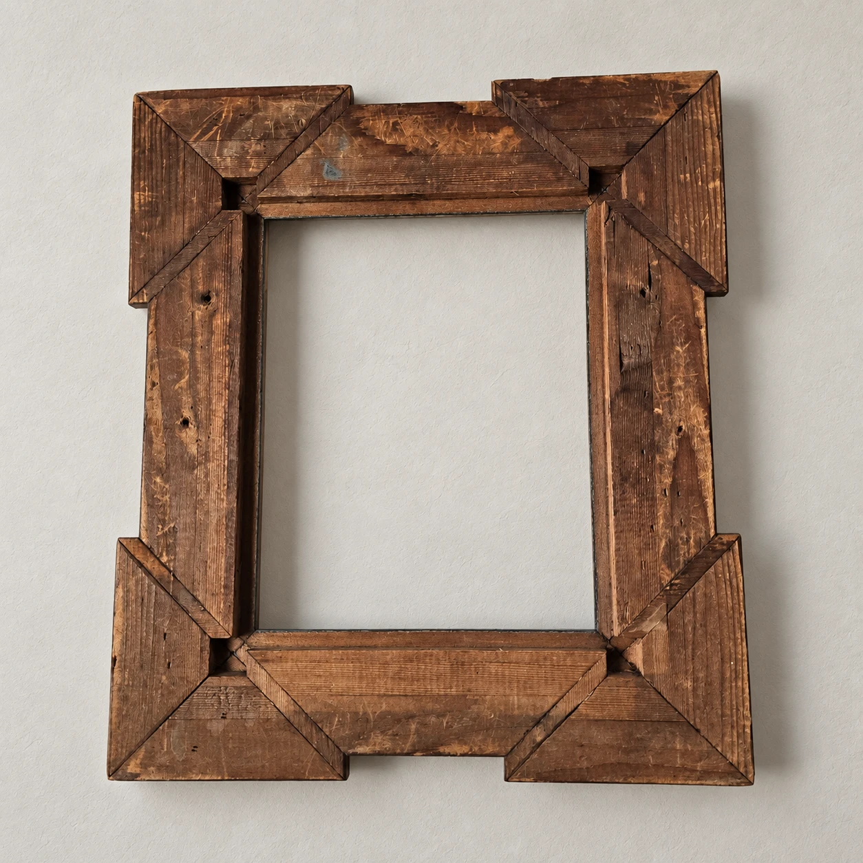 Late 19th-Century Architectural Frame - Wood with Gilt Ornament - Image 4