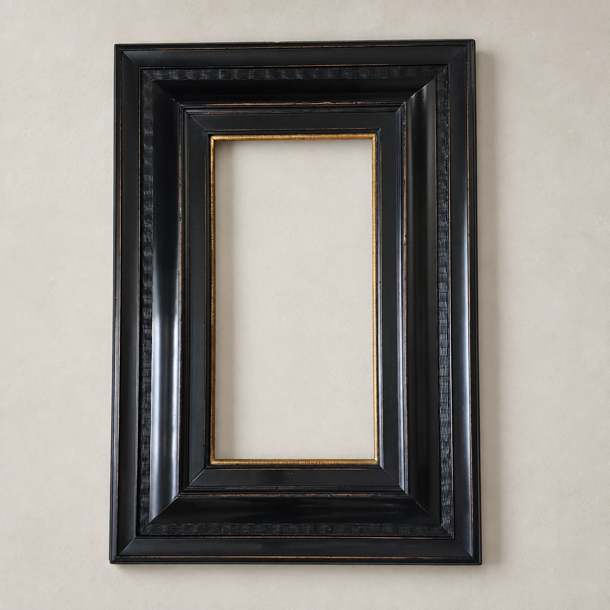 19th-Century Ebonised Wooden Frame