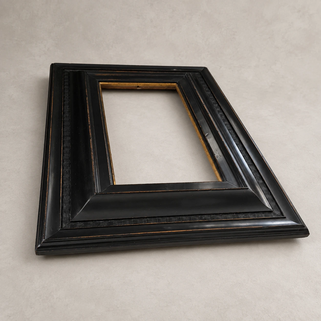 19th-Century Ebonised Wooden Frame - Image 5