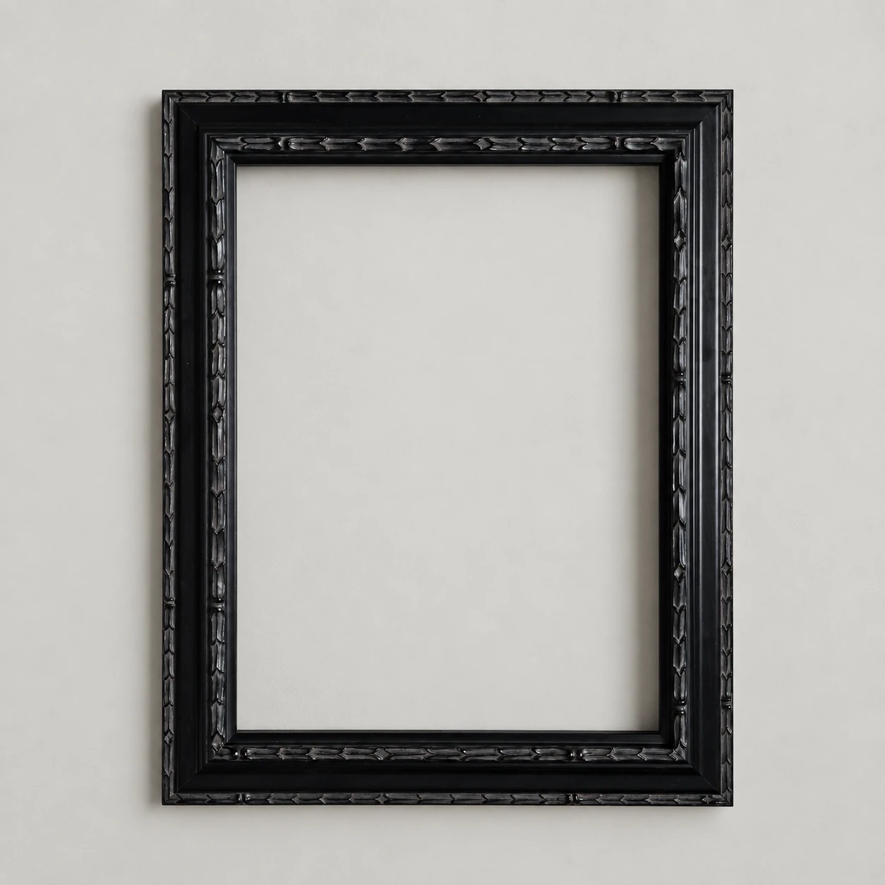 Contemporary Ebonised Wood Frame 40.5 × 30.5 cm