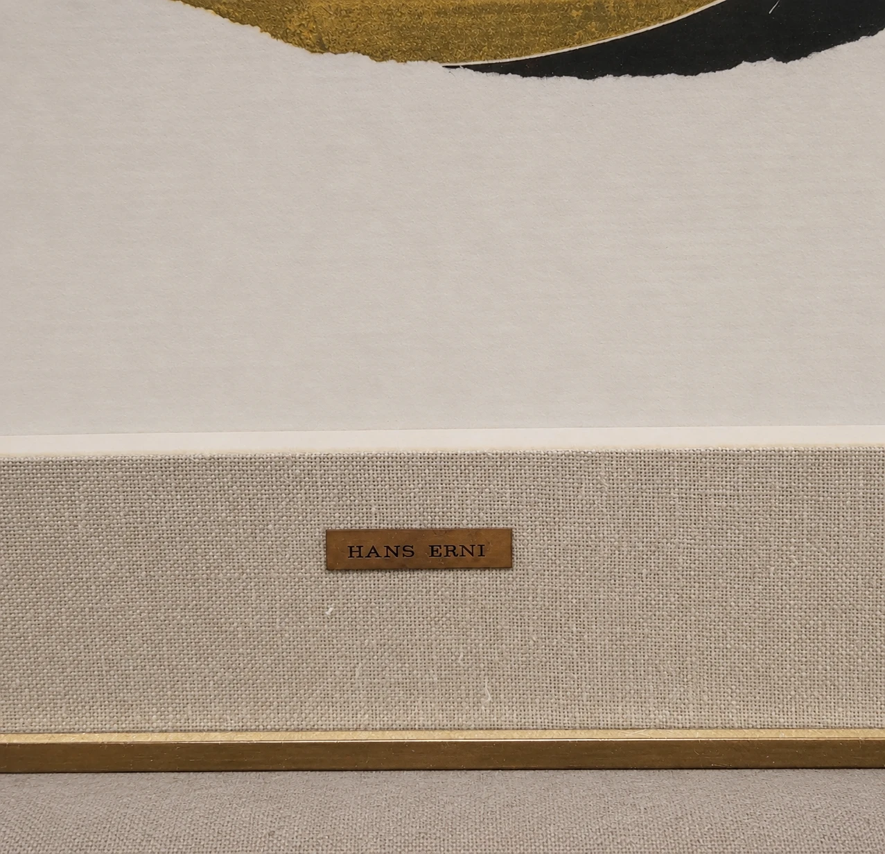 Hans Erni (1909–2015). Two Profiles – Mixed Media on Paper, 1971 - Image 6