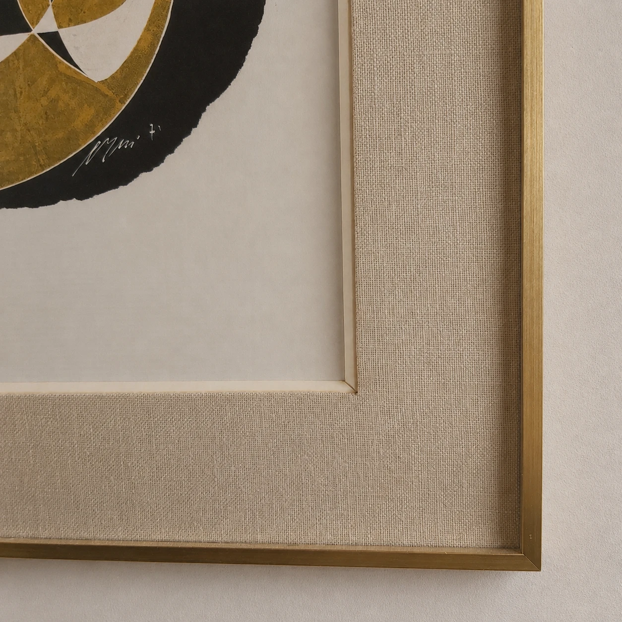 Hans Erni (1909–2015). Two Profiles – Mixed Media on Paper, 1971 - Image 9