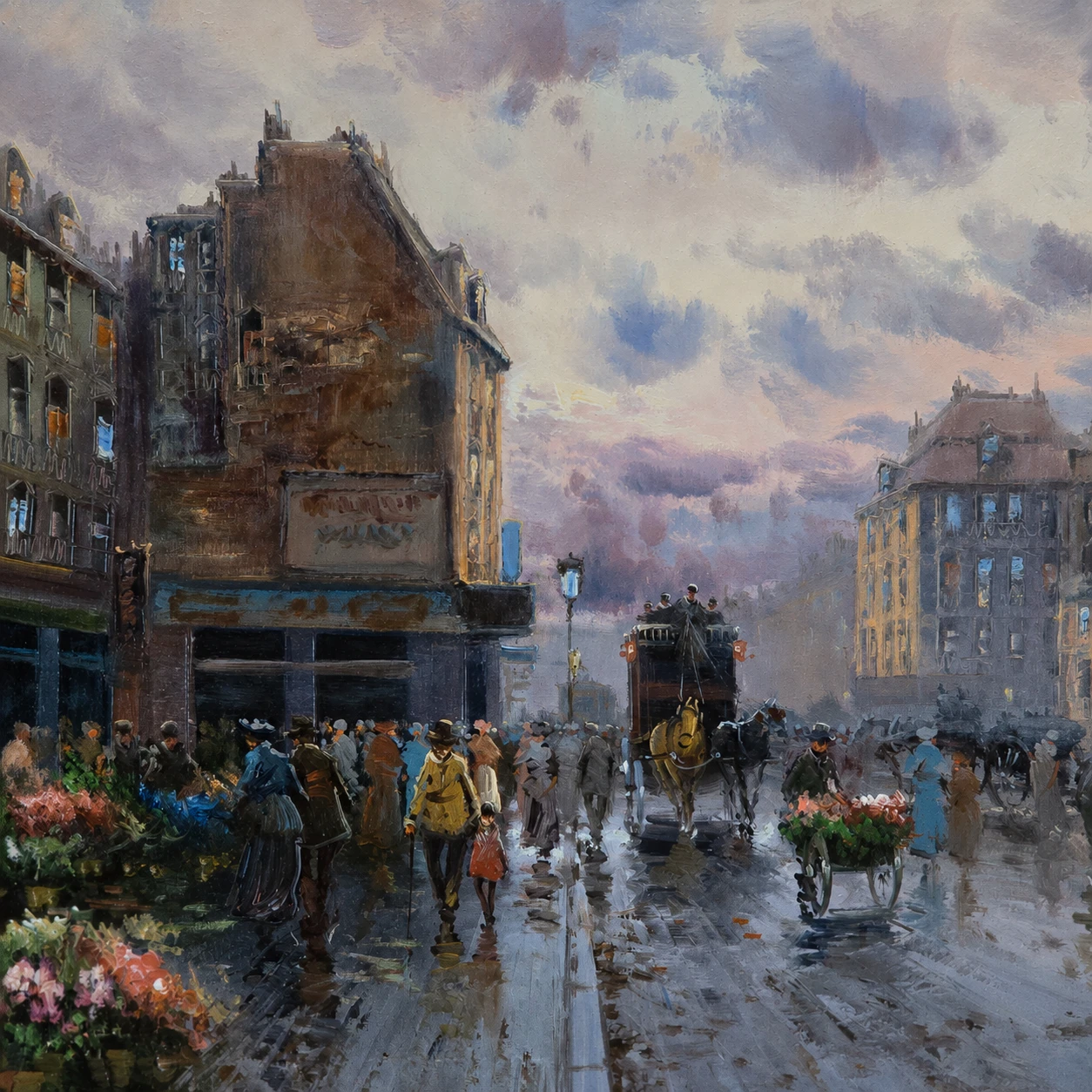 Emilio PAYES CARRANZA (1935) Echo’s of Paris. Oil on Canvas