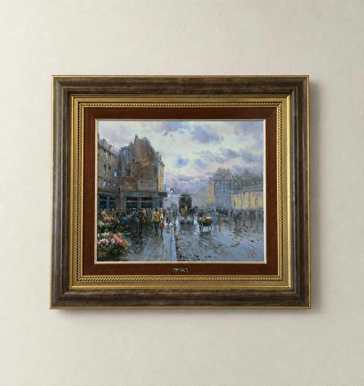 Emilio PAYES CARRANZA (1935) Echo’s of Paris. Oil on Canvas - Image 2