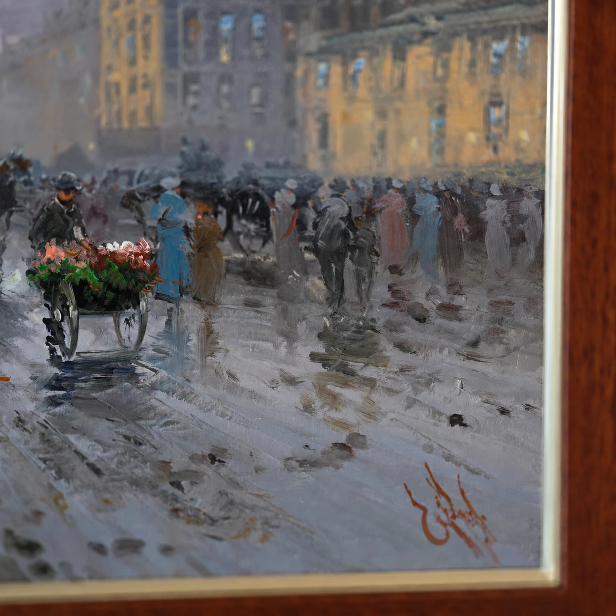 Emilio PAYES CARRANZA (1935) Echo’s of Paris. Oil on Canvas - Image 4