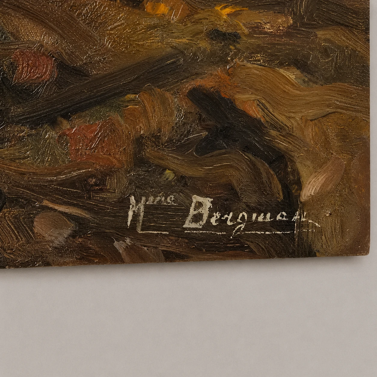 Marie Hill-Bergmans (1889-1947). Belgian School, Early 20th Century. Still Life with Flowers - Oil on Canvas - Image 7