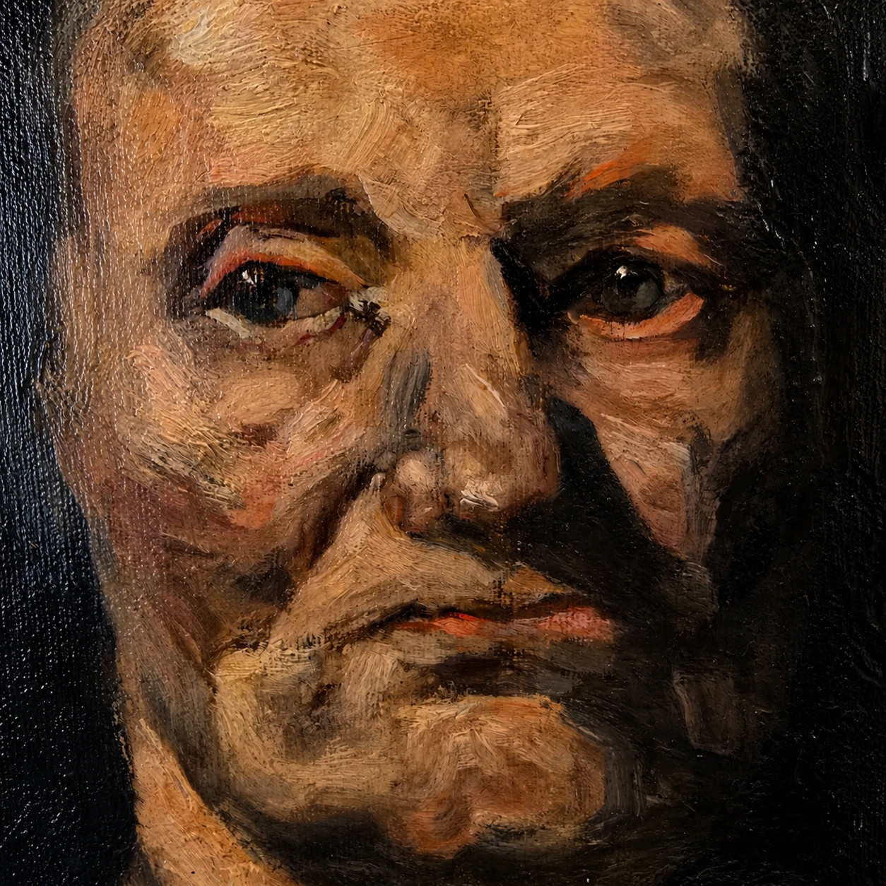 Suze Bisschop-Robertson (1855–1922). Portrait of an Elderly Woman – Oil on Canvas - Image 9