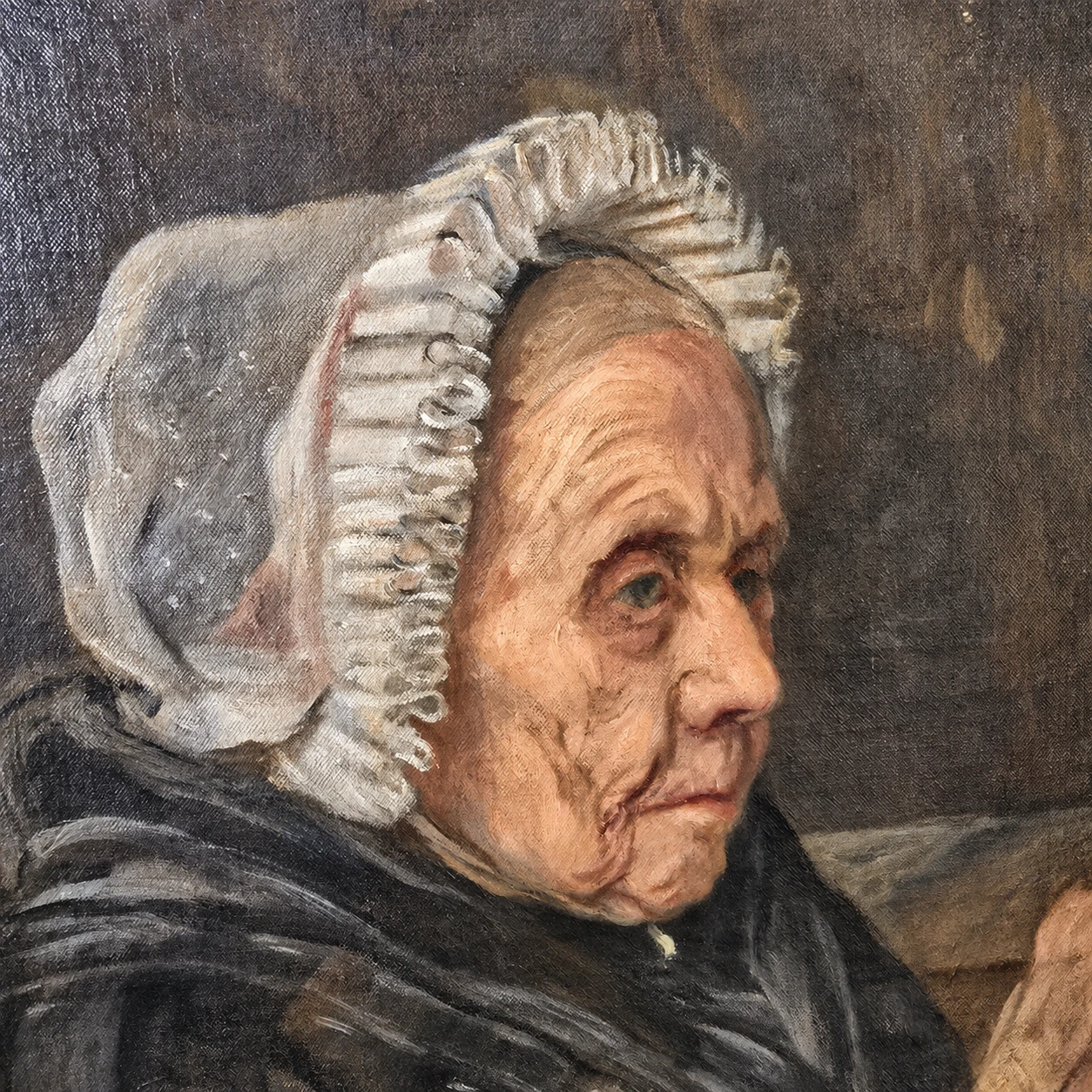 Willem Hendrik van der Nat (1865–1929). Dutch School, Early 20th Century. Woman at Prayer - Oil on Canvas - Image 7