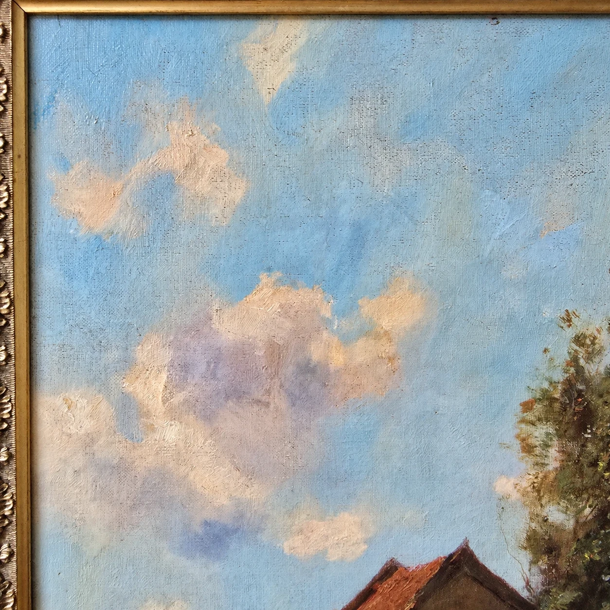 Arend van de Pol (1886 -1956). Dutch school Rural Landscape with Shepherd and Sheep - Oil on Canvas - Image 5