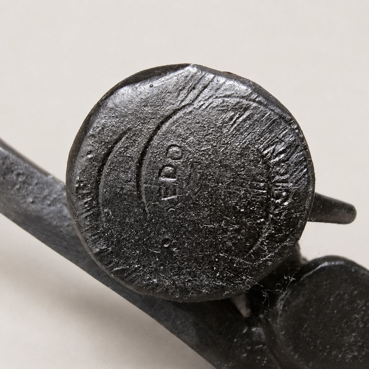 Brutalist Sculptural Candlestick, circa 1960s–1970s – Cast Metal - Image 5