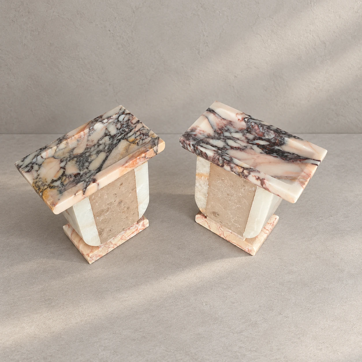 Pair of Art Deco Marble Ornaments, probably 1930s - Image 8