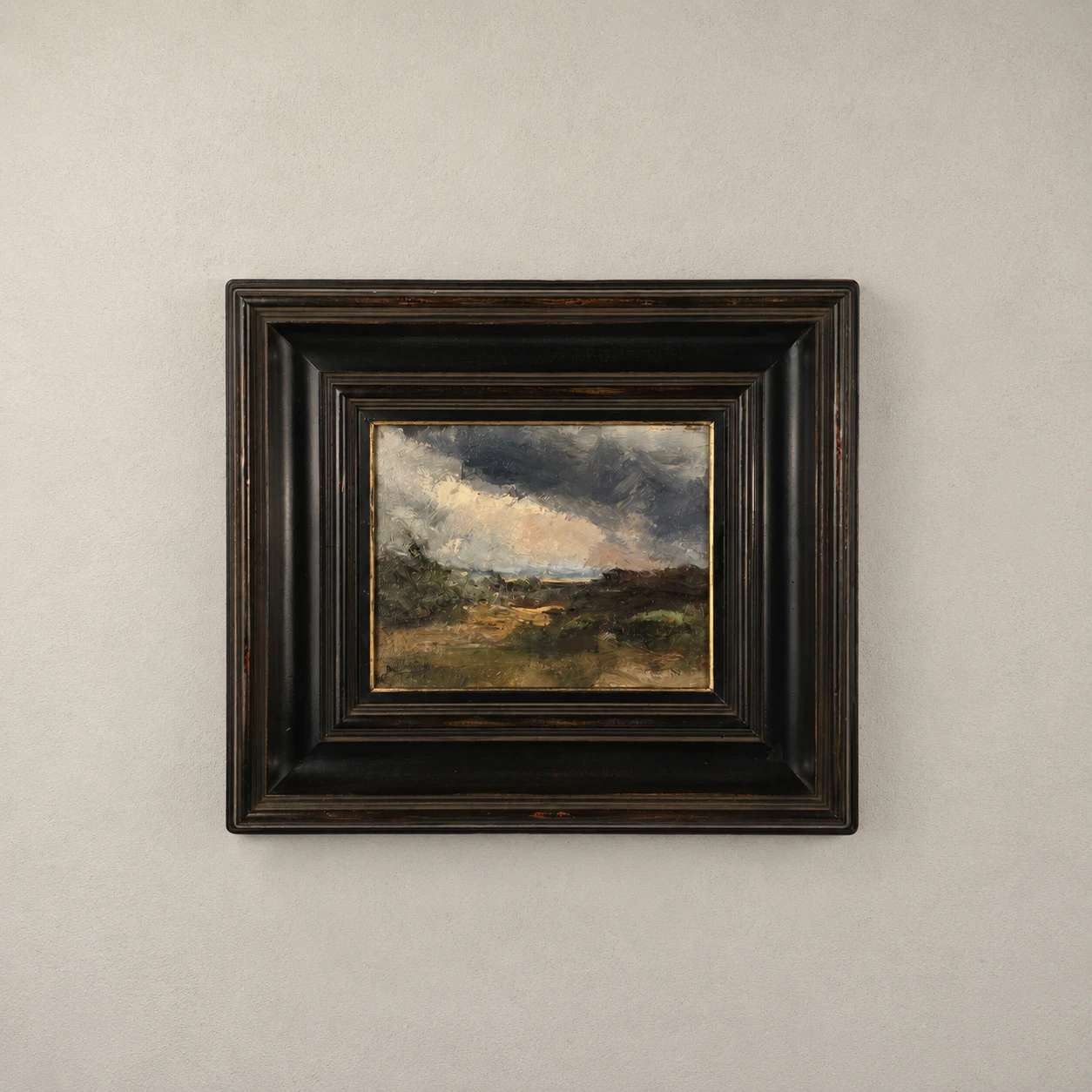 Rik Matthyssens (1929-2010). Belgian School, 20th Century. Dunes at Kalmthout, Evening Calm - Oil on Board - Image 4